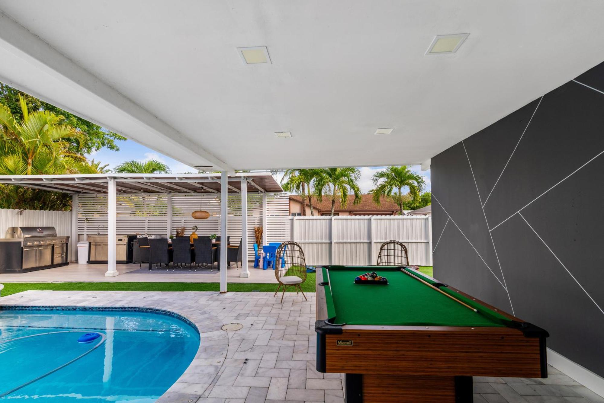 Luxury House W Heated Pool & Jacuzzi Casa de Férias Miami